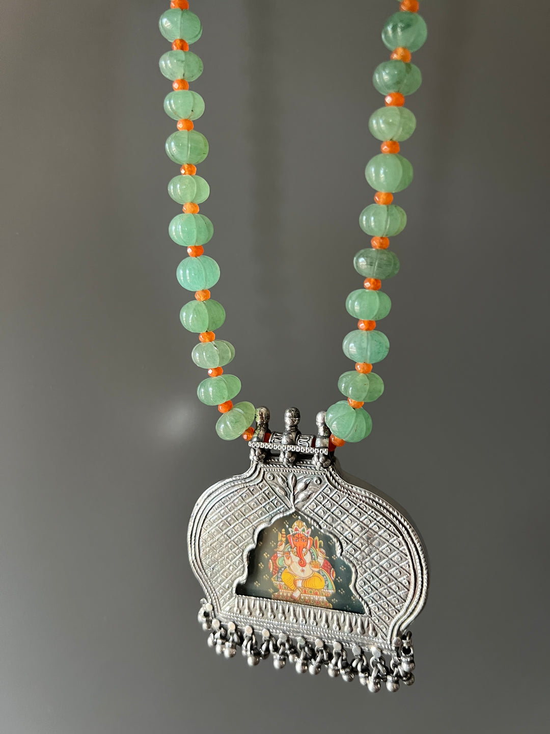 Exquisite Silver Handcrafted Pendant Necklace - Elevate Your Elegance