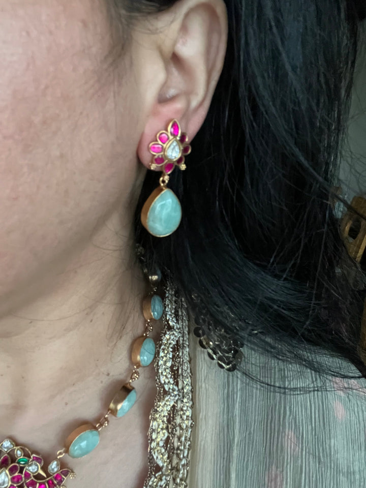 Amazonite Necklace with Earrings - Unmatched Quality and Style