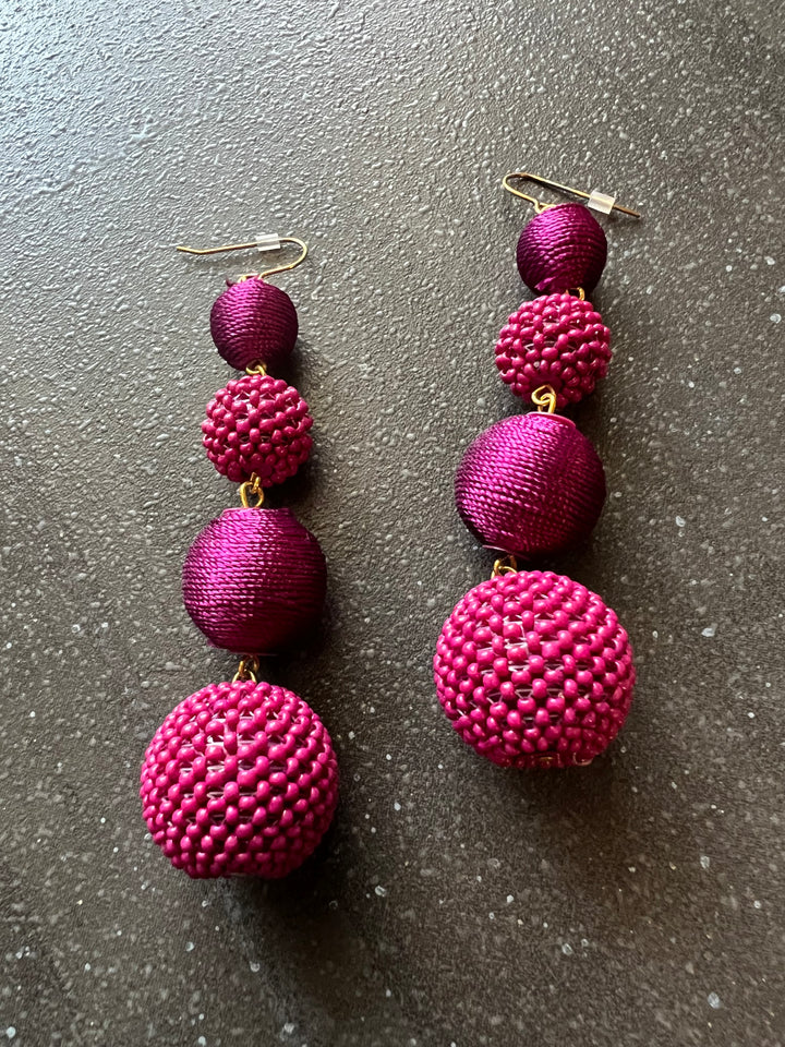 Statement Beaded Earrings