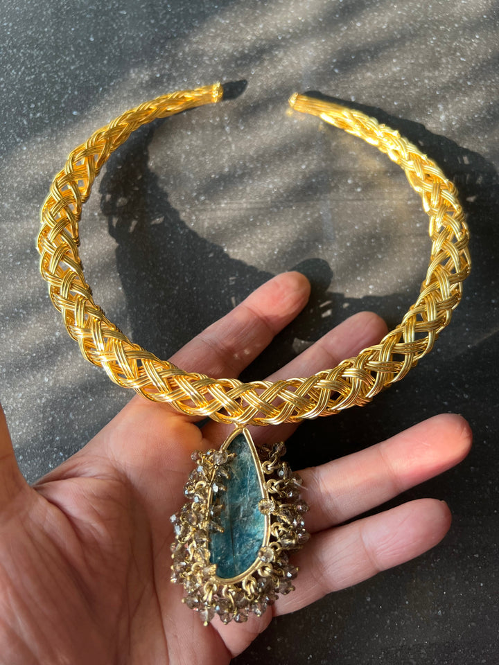 Artisan Crafted: Premium Designer Pendant Hasli Necklace