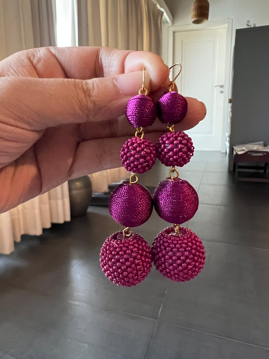 Statement Beaded Earrings
