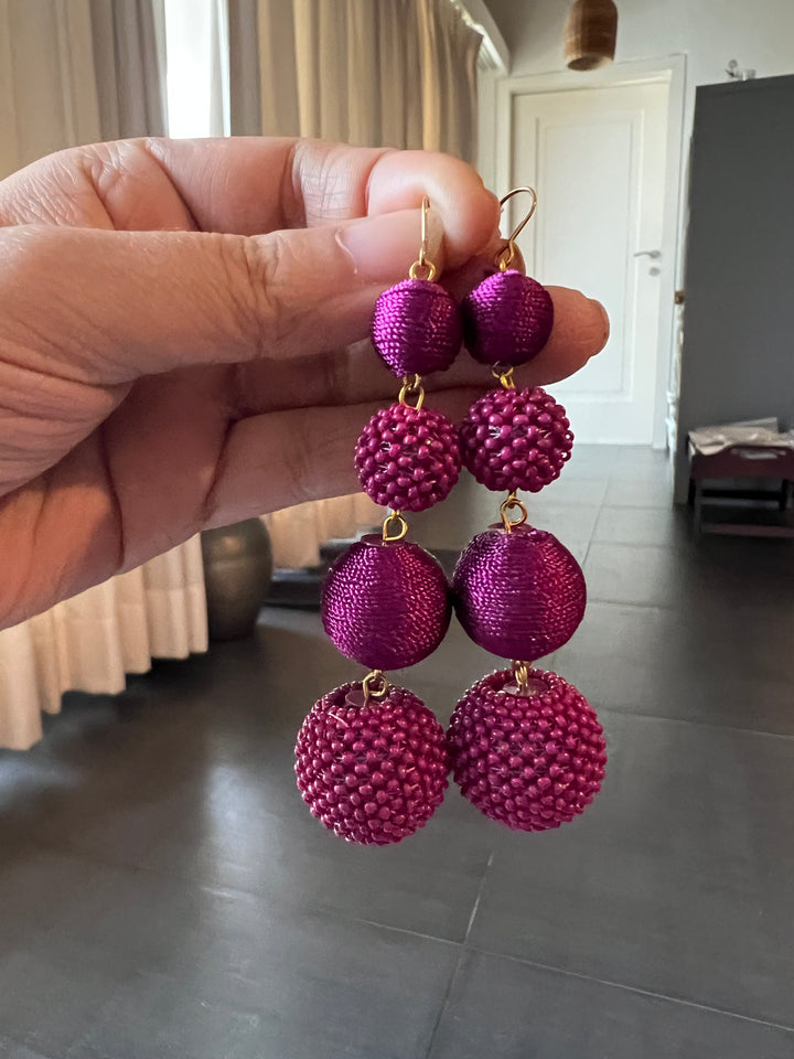 Statement Beaded Earrings