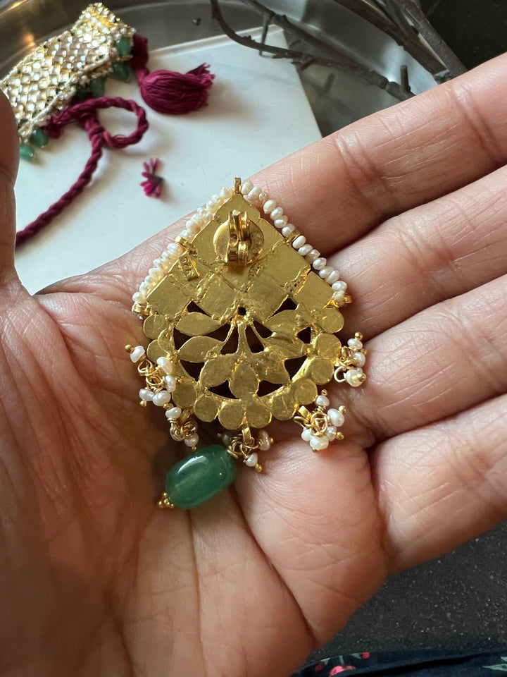 Pure 925 Silver Necklace with Earrings