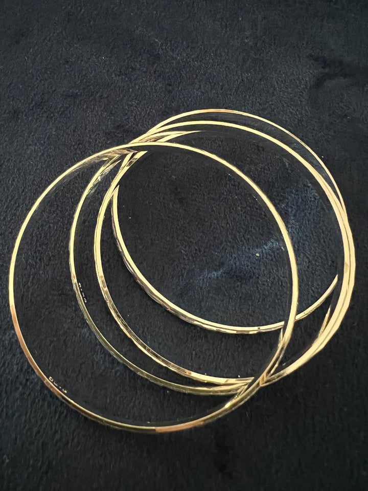 Exquisite Elegance: Pure 925 Silver Bangles Set