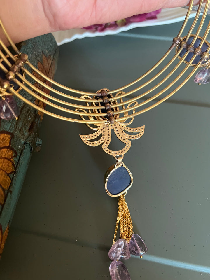 Artisan Crafted: Premium Designer Pendant Hasli Necklace