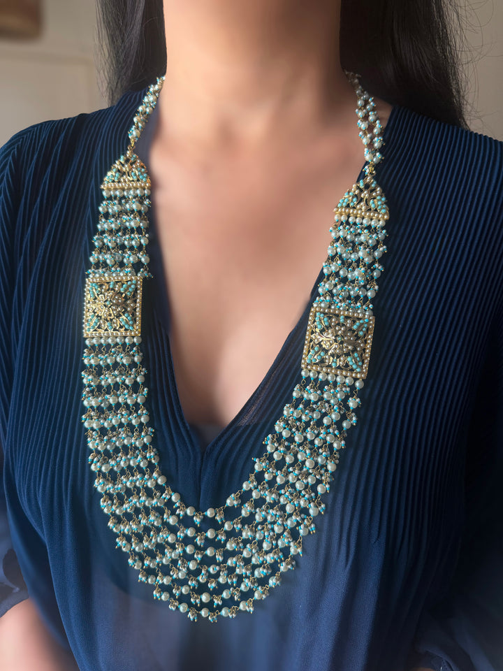 Handmade Jadau Necklace Set 18K Gold Plated | SHIVKA