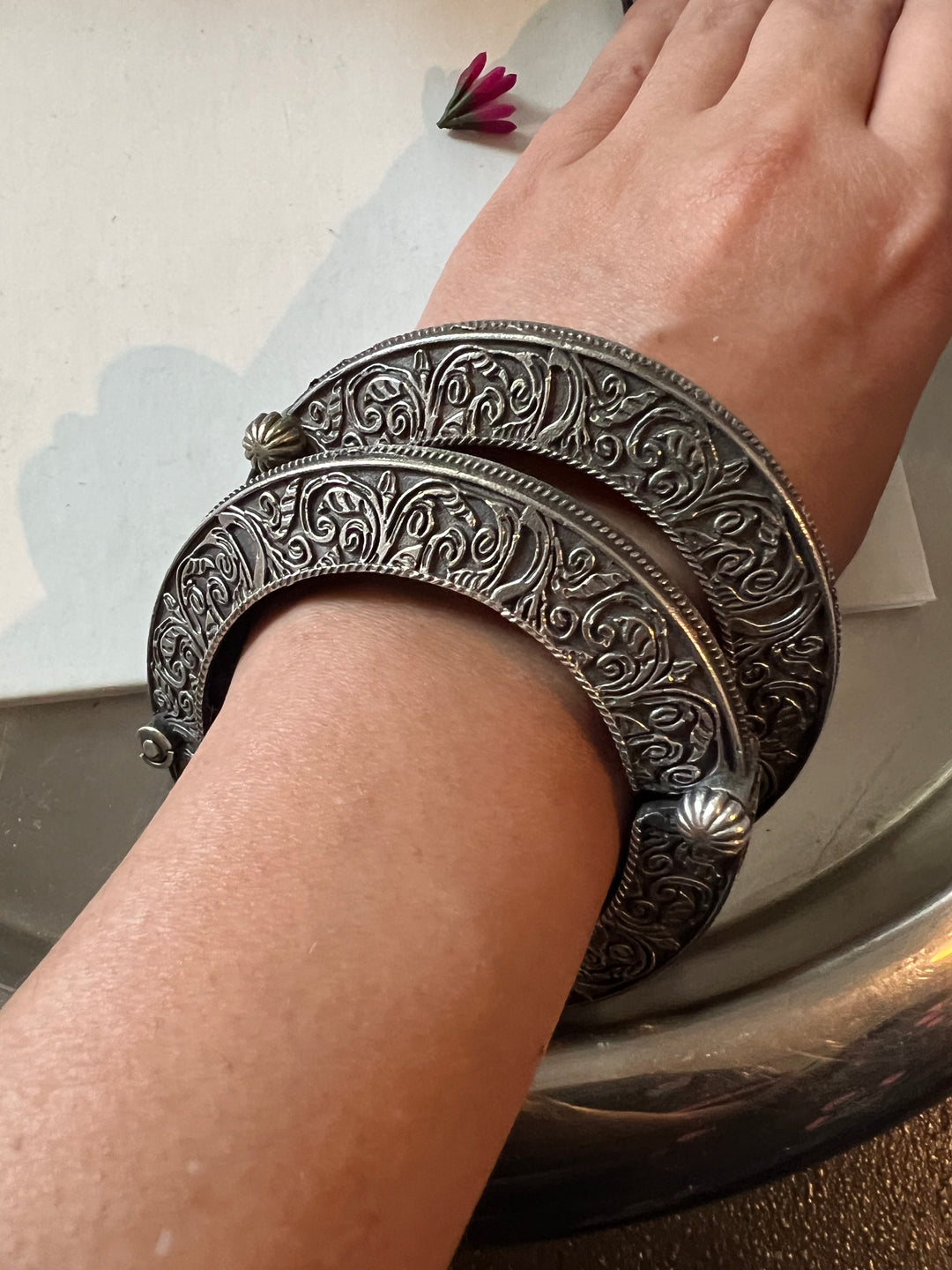 Antique Kadas- Set of Two