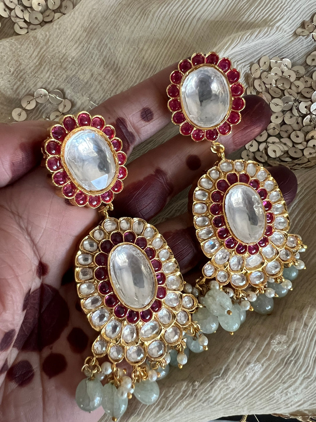 Elegant Kundan Necklace Set