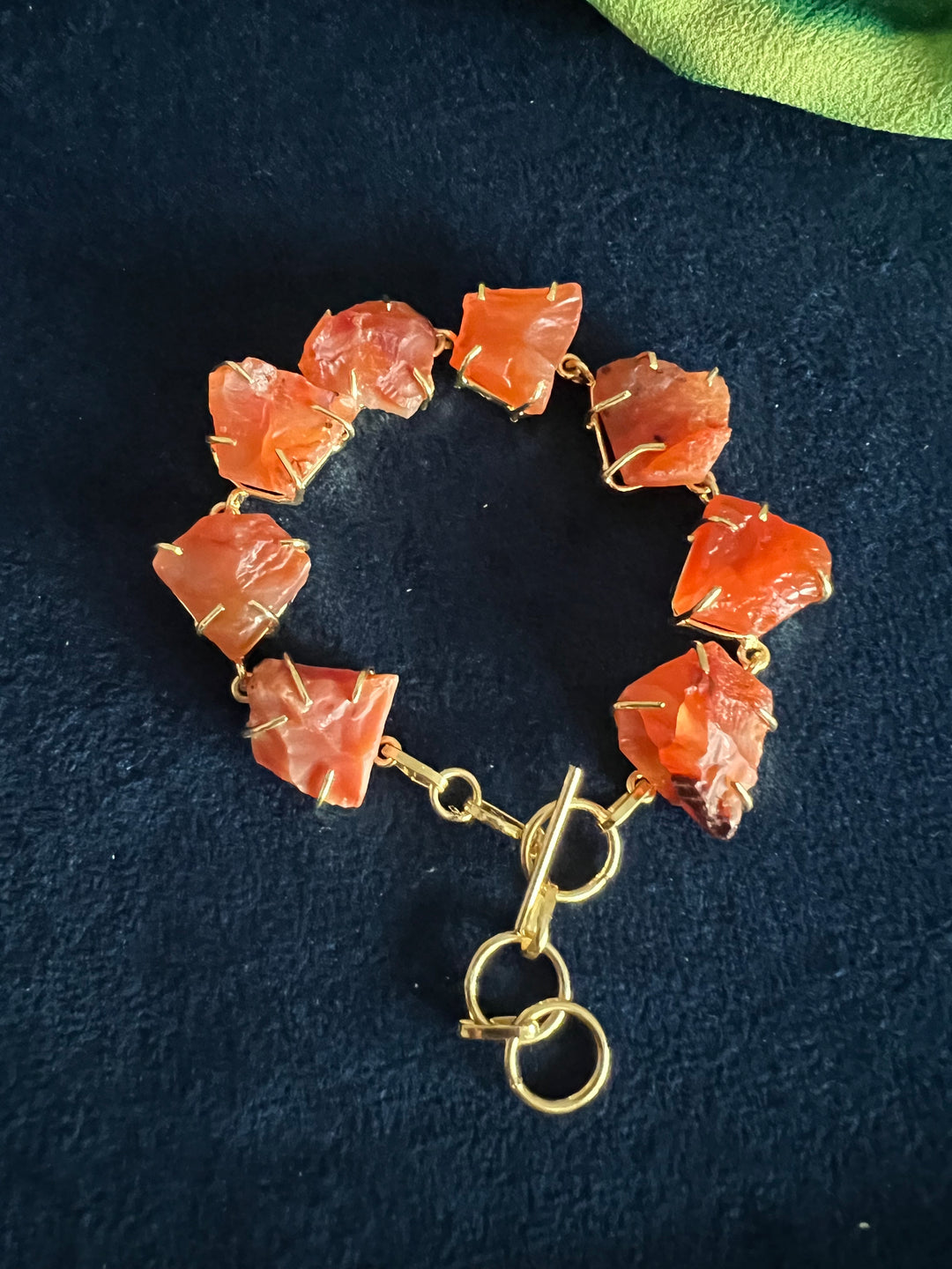 Raw Gemstones Bracelet