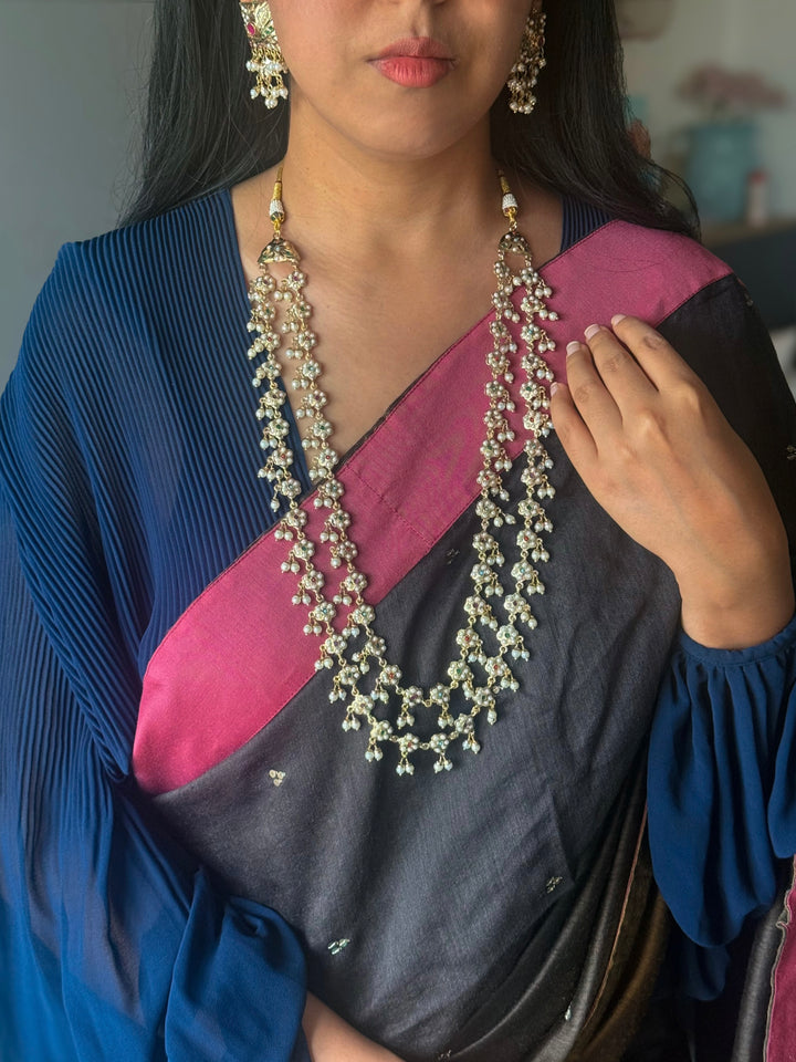 Handmade Jadau Necklace Set 18K Gold Plated | SHIVKA