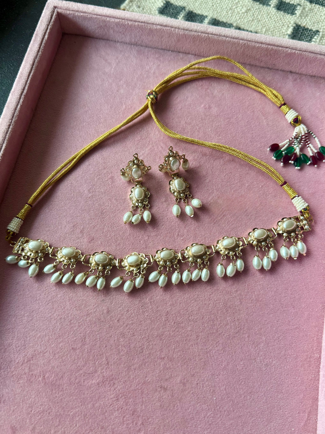 Statement Necklace Set | 18k Gold Plated | Pearls