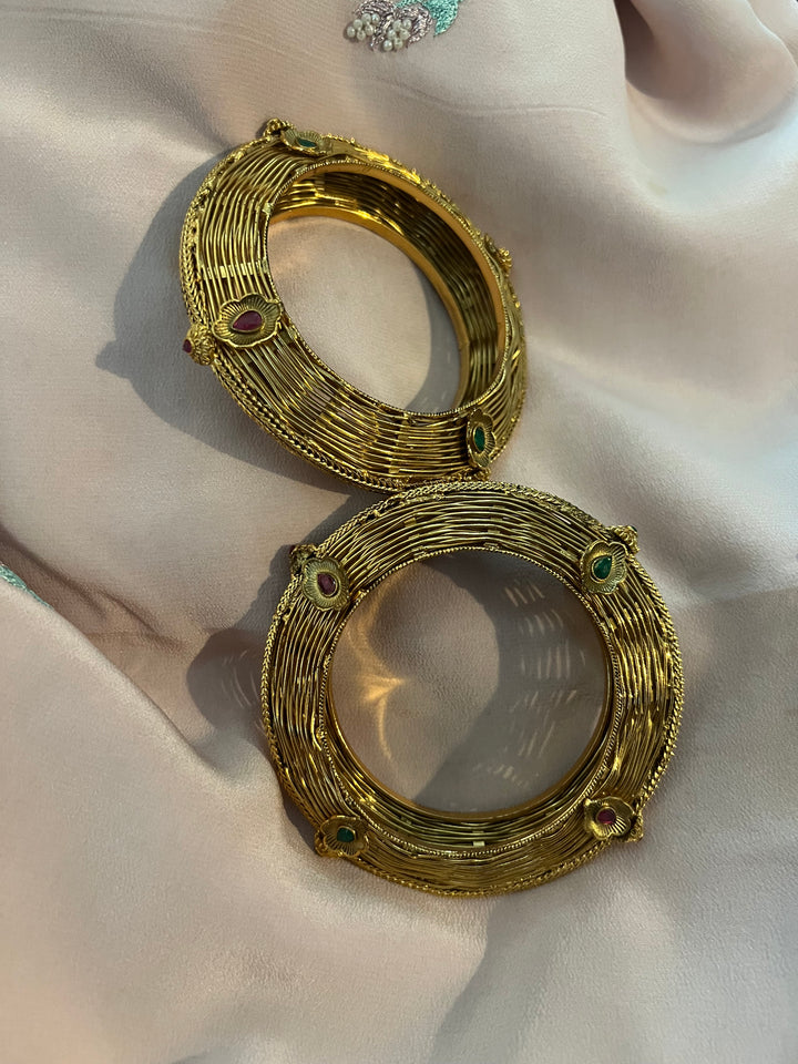 Bridal Kundan Kadas- Set of Two