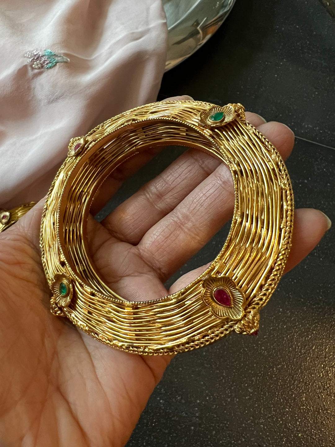 Bridal Kundan Kadas- Set of Two