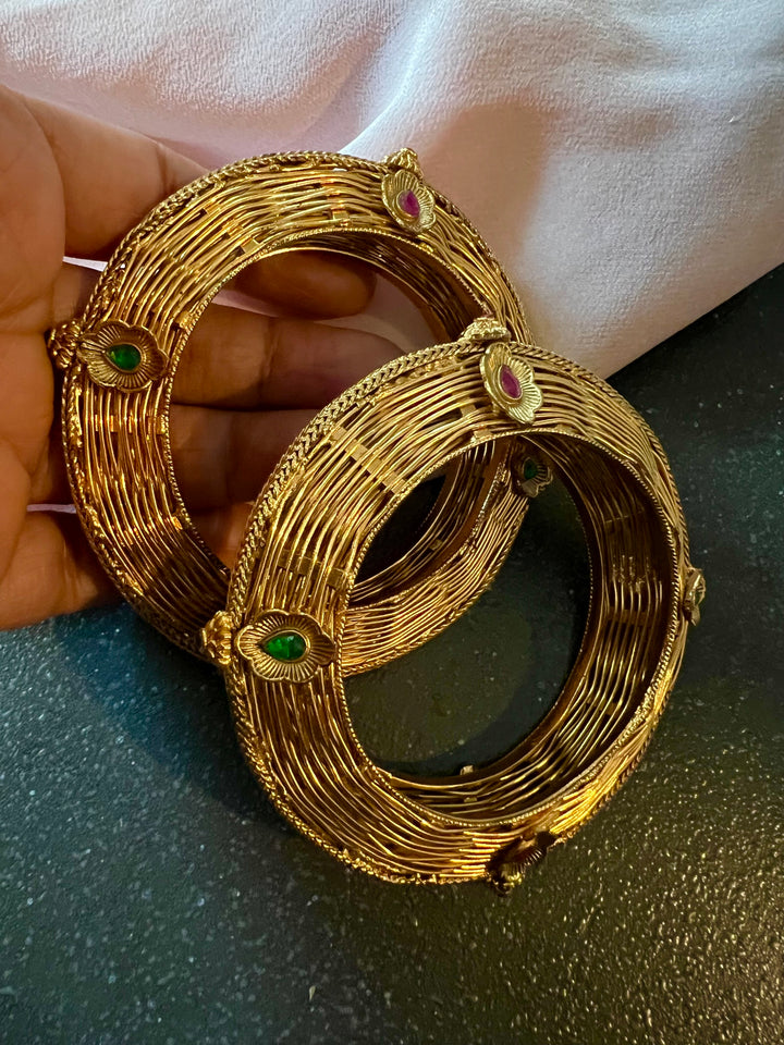 Bridal Kundan Kadas- Set of Two