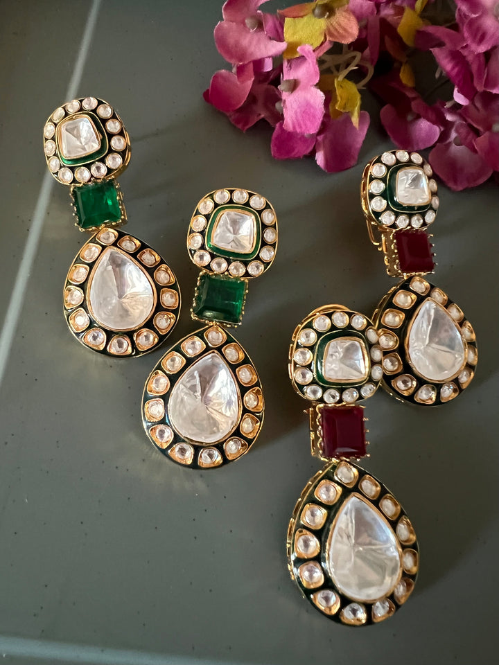 Elegant Kundan Earrings - Premium Quality, Exquisite Craftsmanship
