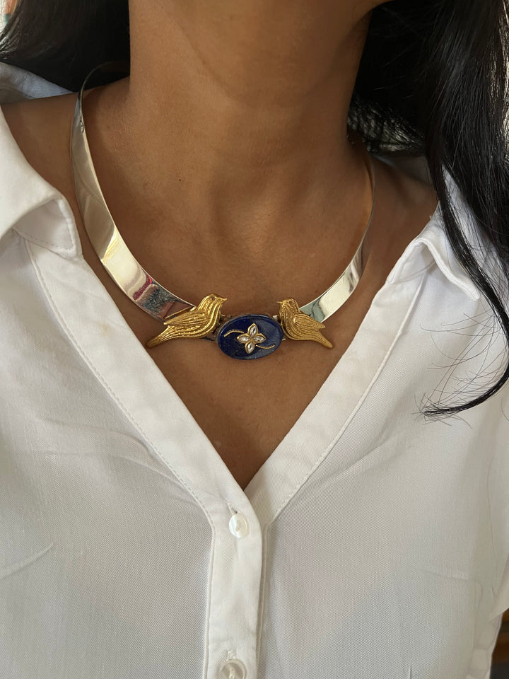 Pure 925 Silver Hasli Necklace