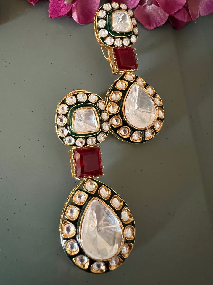 Elegant Kundan Earrings - Premium Quality, Exquisite Craftsmanship