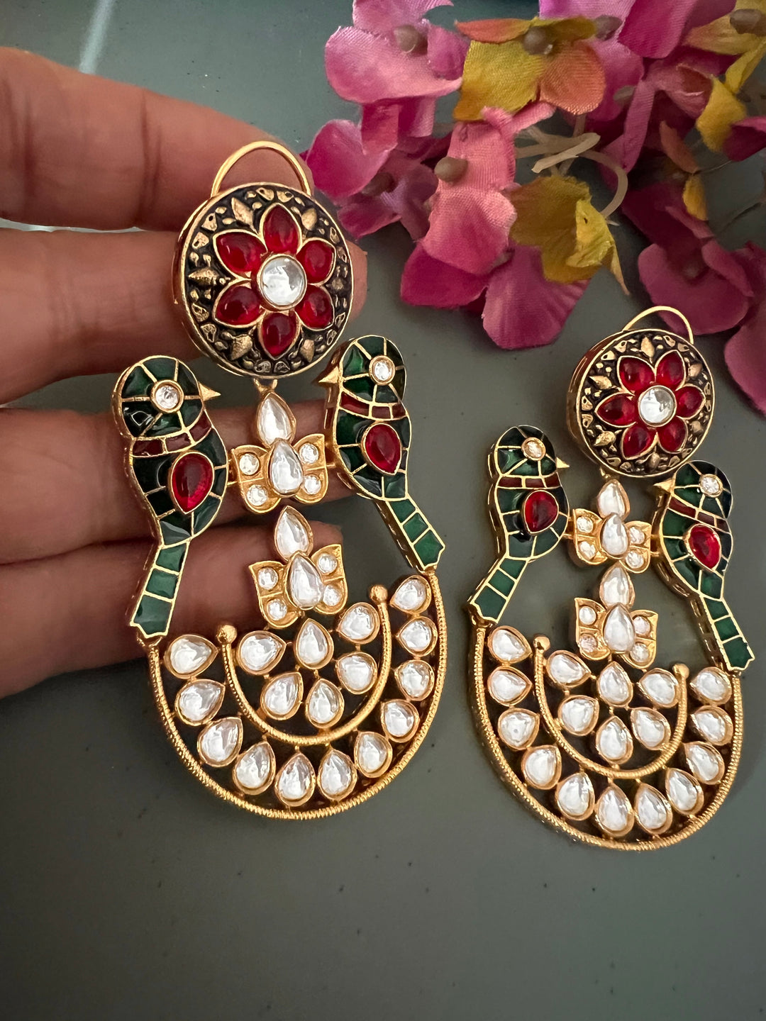 Elegant Kundan Earrings - Premium Quality, Exquisite Craftsmanship