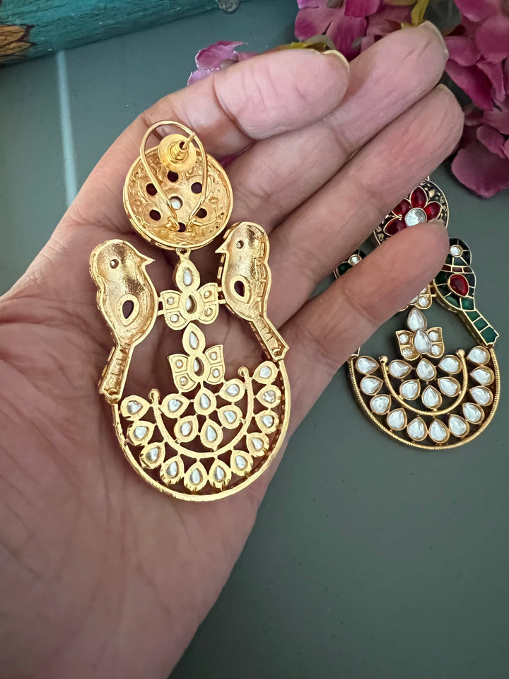 Elegant Kundan Earrings - Premium Quality, Exquisite Craftsmanship