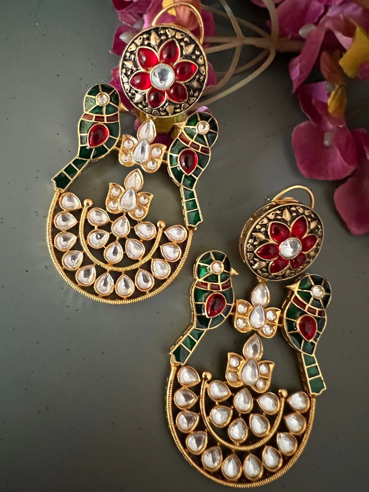 Elegant Kundan Earrings - Premium Quality, Exquisite Craftsmanship