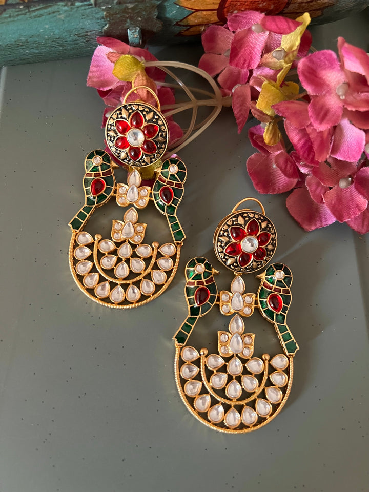 Elegant Kundan Earrings - Premium Quality, Exquisite Craftsmanship