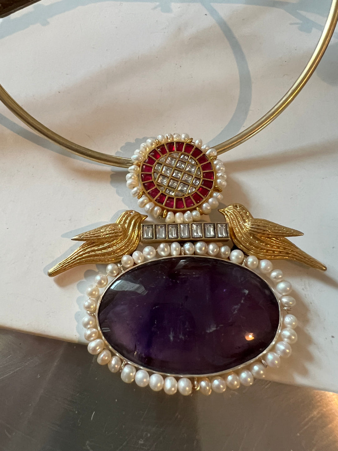 Pure 925 Silver Hasli Necklace