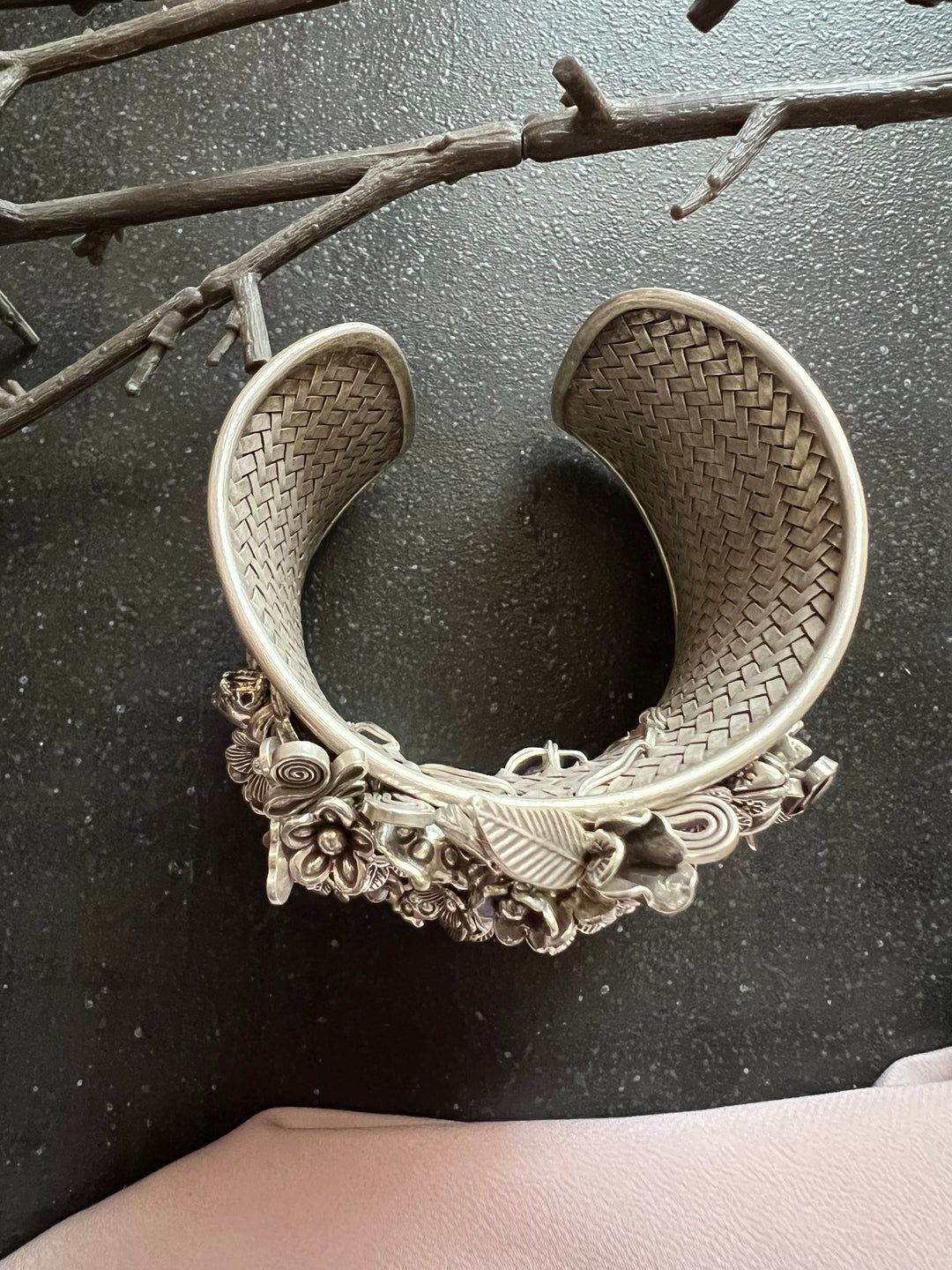 SHIVKA Pure 925 Silver Handcuff