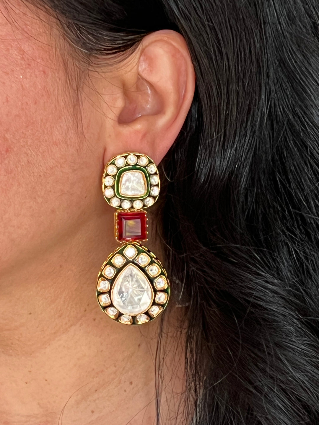Elegant Kundan Earrings - Premium Quality, Exquisite Craftsmanship