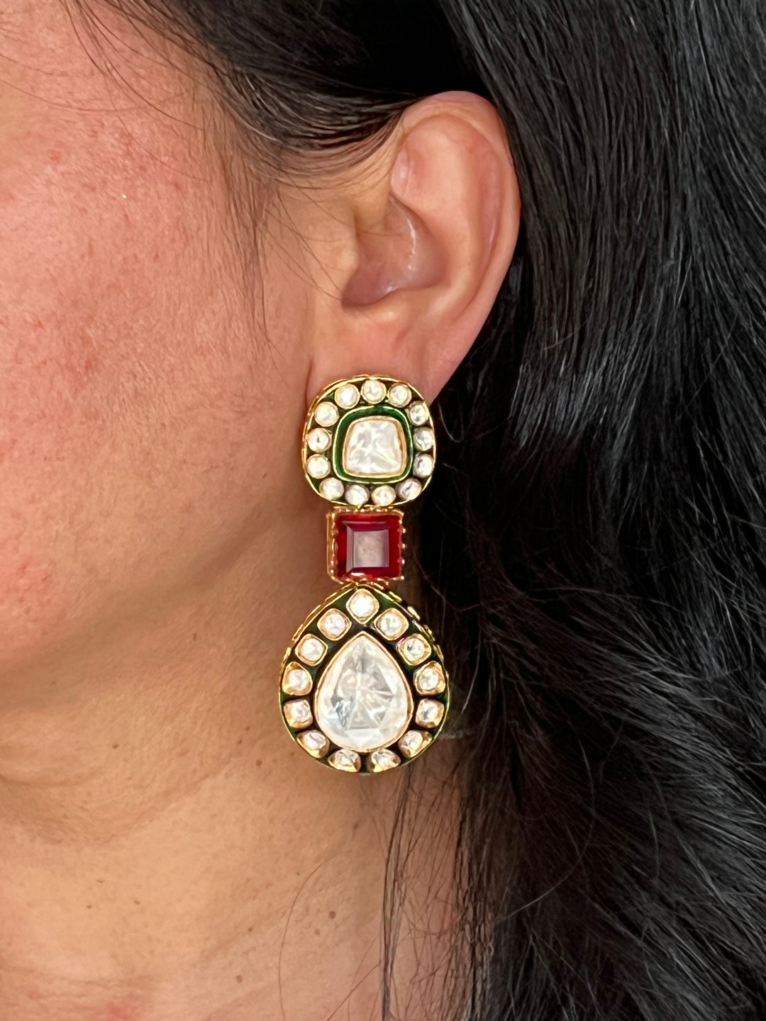 Elegant Kundan Earrings - Premium Quality, Exquisite Craftsmanship