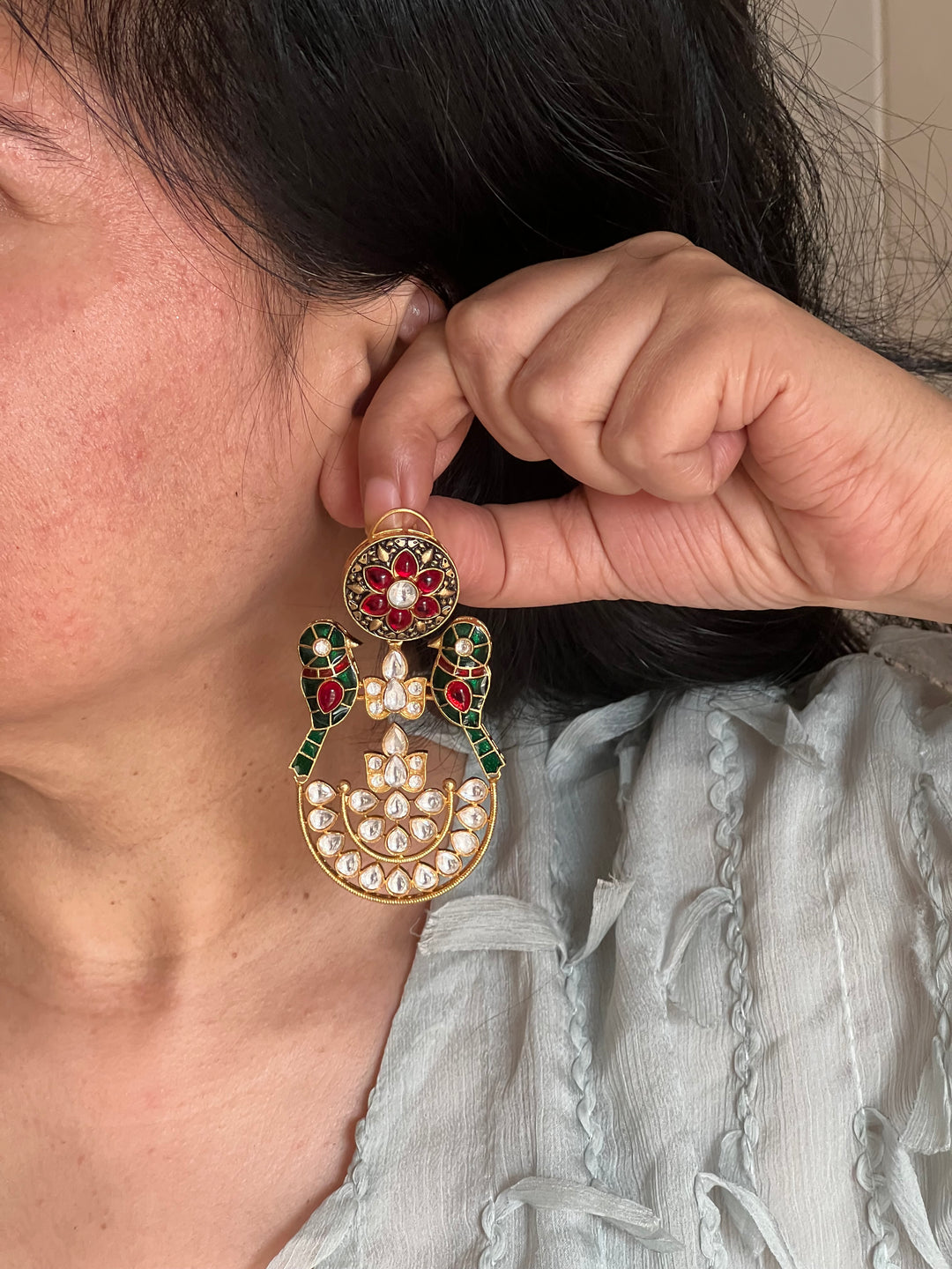 Elegant Kundan Earrings - Premium Quality, Exquisite Craftsmanship