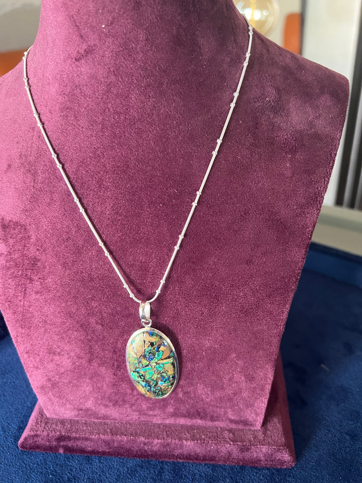 Exquisite 925 Silver Pendant Necklace - A Masterpiece of Elegance