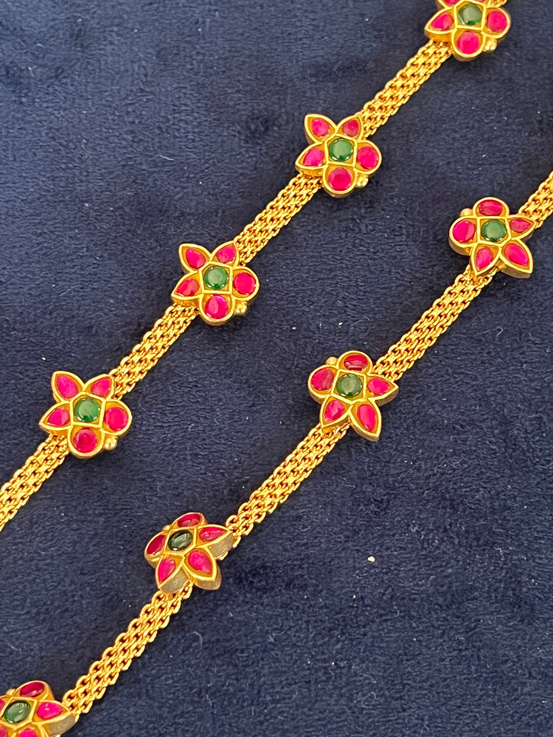 Jadau Pair of Anklets- Set of Two