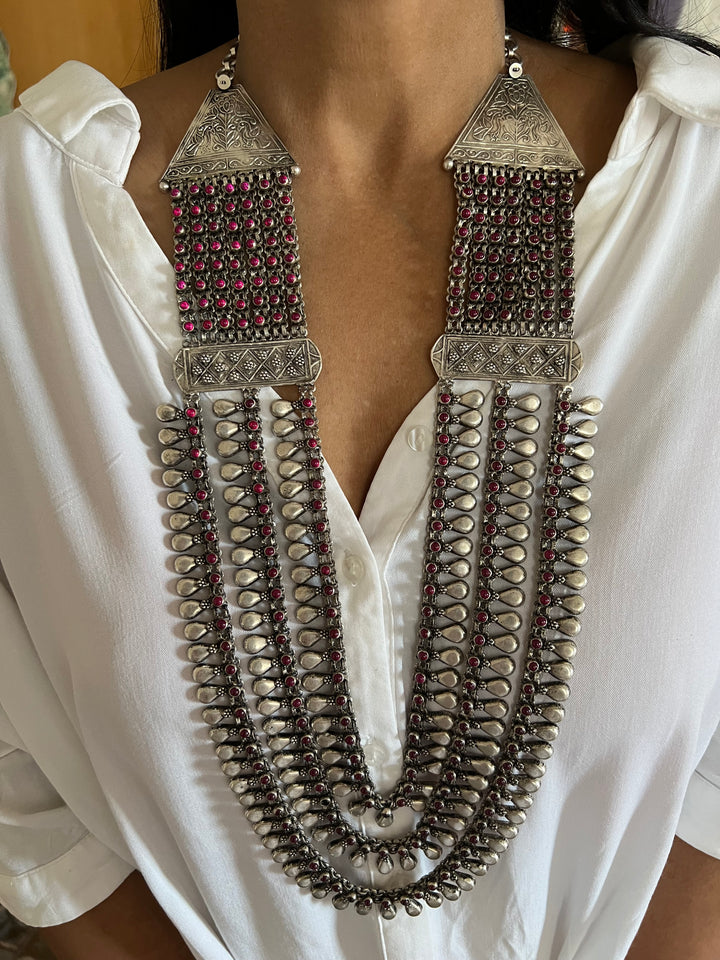 Statement Pure 925 Silver Necklace