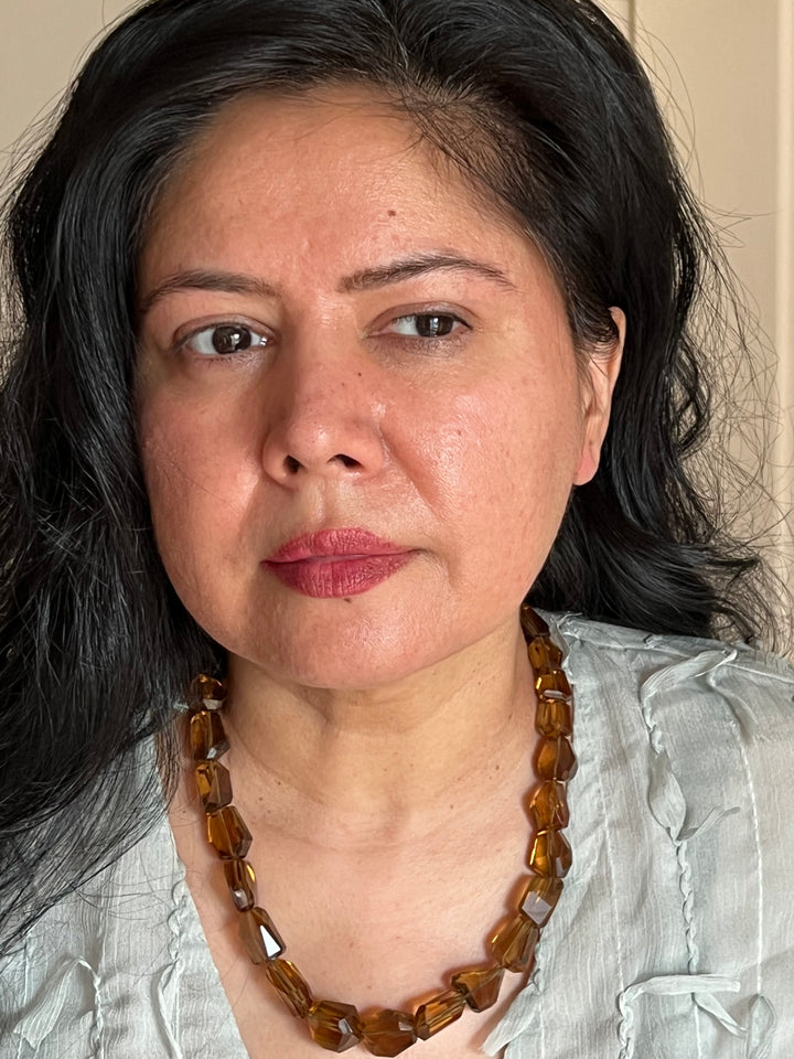 Exquisite Natural Beer Quartz Necklace - Premium Quality Craftsmanship