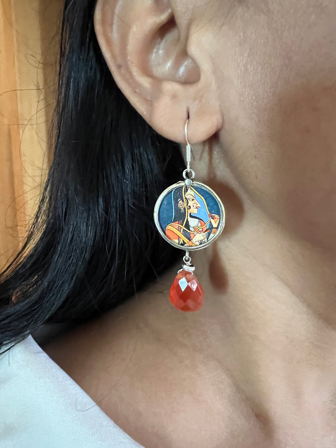 Carnelian Drop Earrings