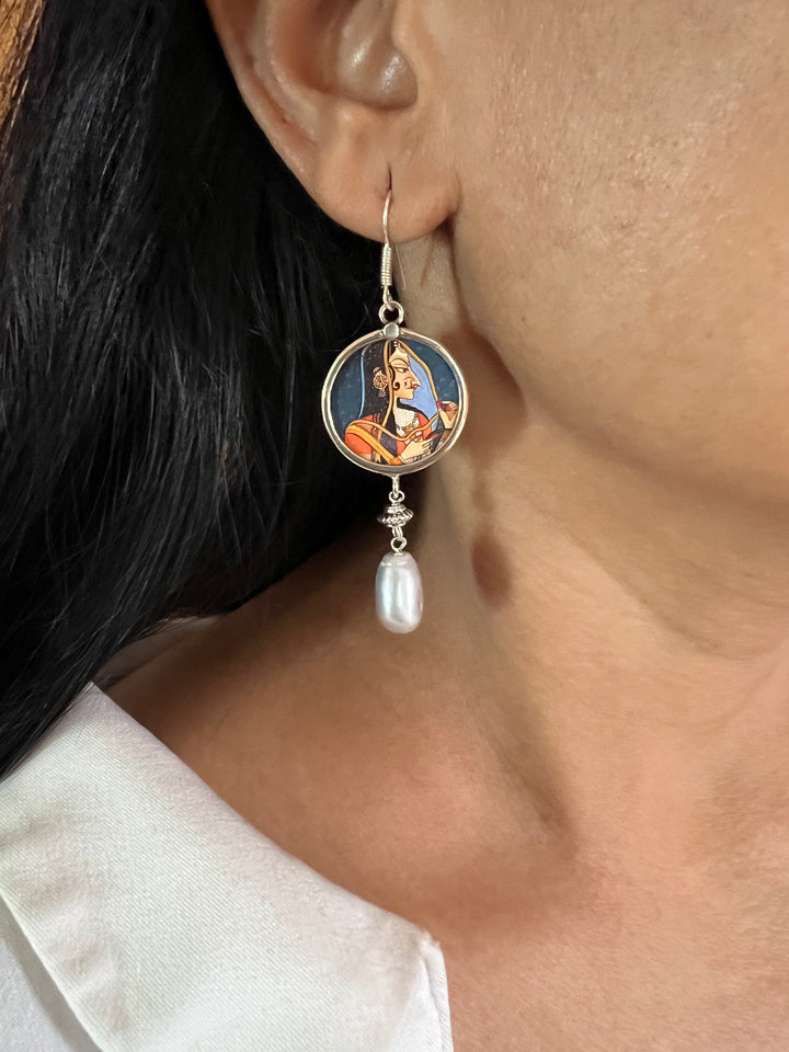 Baroque Pearl Drop Earrings