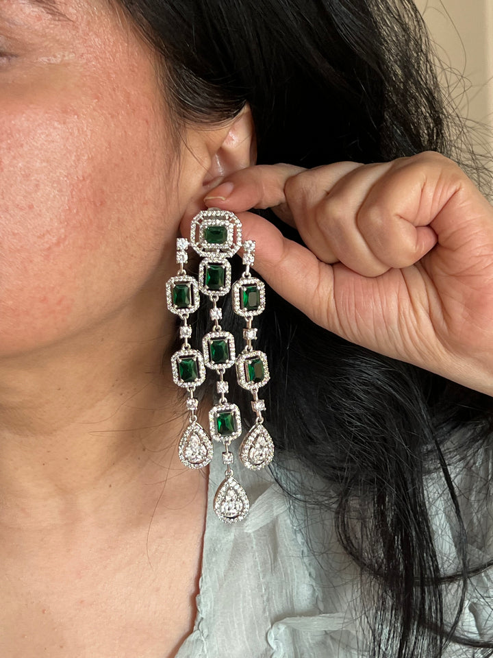 Elegant Faux Diamonds Earrings - Premium Quality, Exquisite Craftsmanship