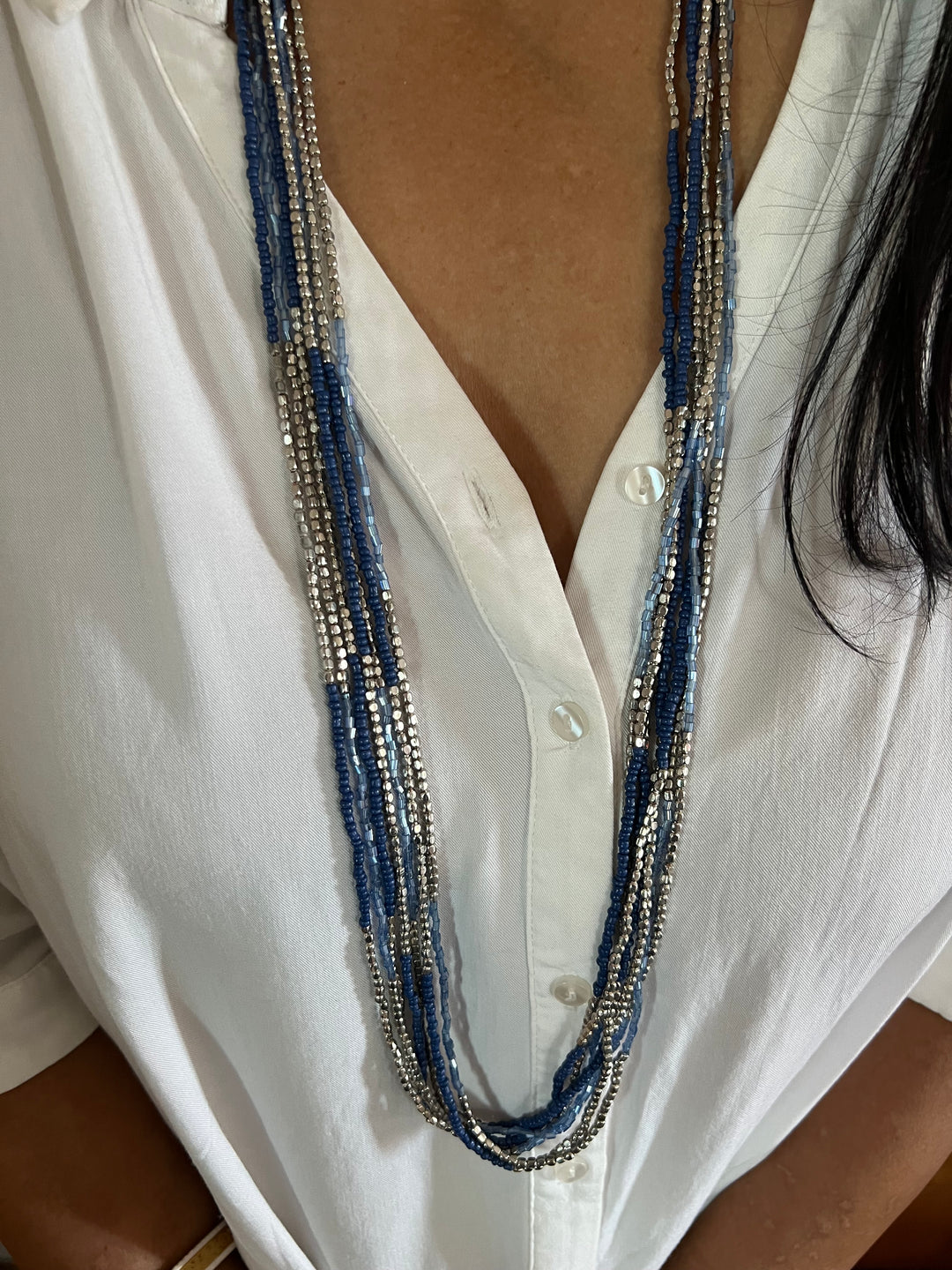 Beaded Necklace Set/ Boho Necklace Set/ Bohemian Necklace Set