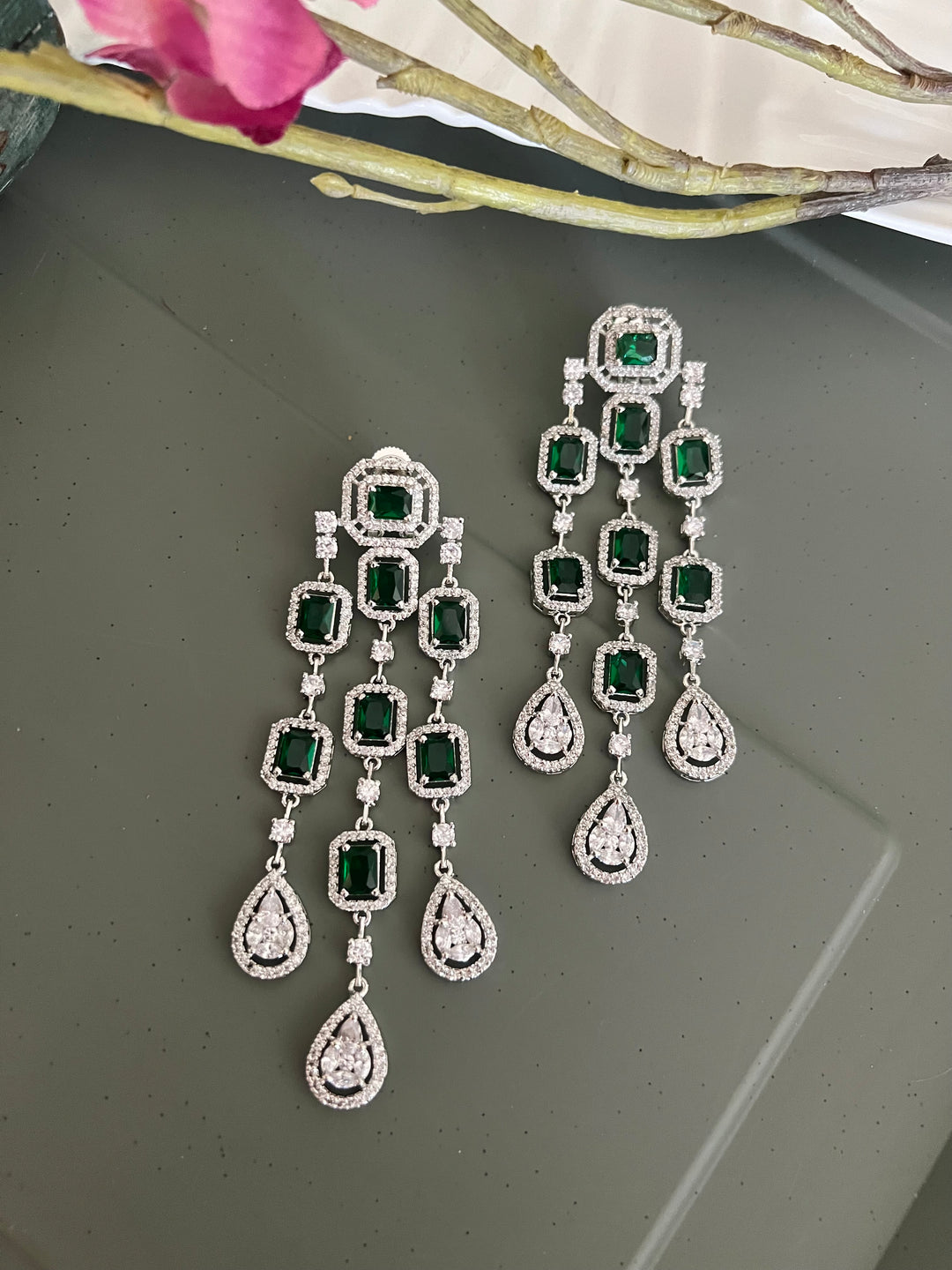 Elegant Faux Diamonds Earrings - Premium Quality, Exquisite Craftsmanship
