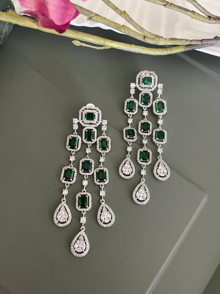 Elegant Faux Diamonds Earrings - Premium Quality, Exquisite Craftsmanship