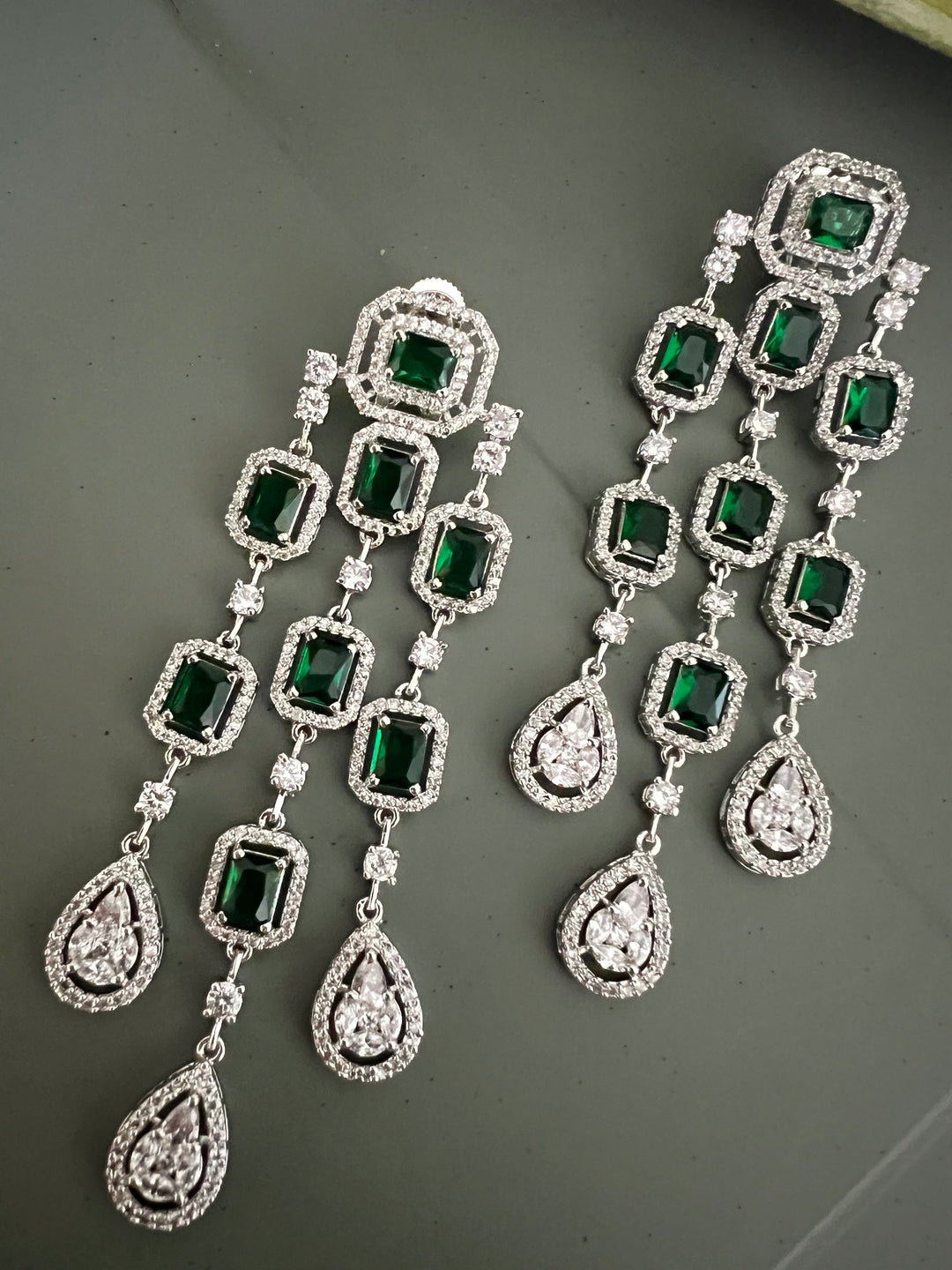 Elegant Faux Diamonds Earrings - Premium Quality, Exquisite Craftsmanship