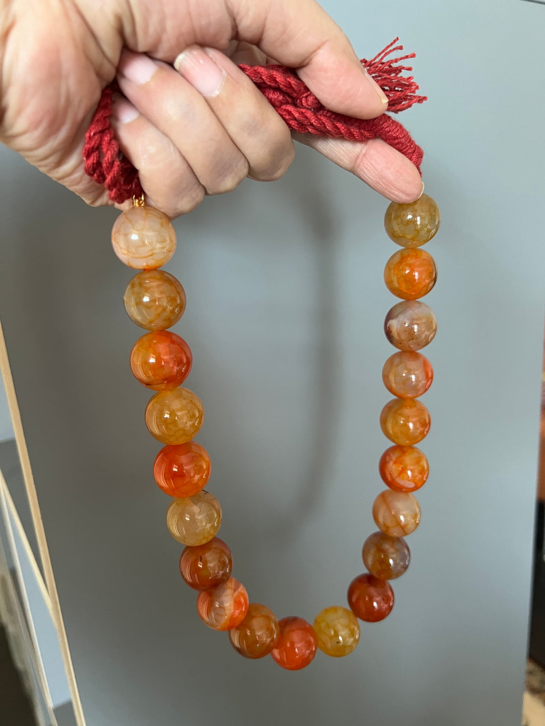 Exquisite Natural Carnelian Necklace - Premium Quality Craftsmanship