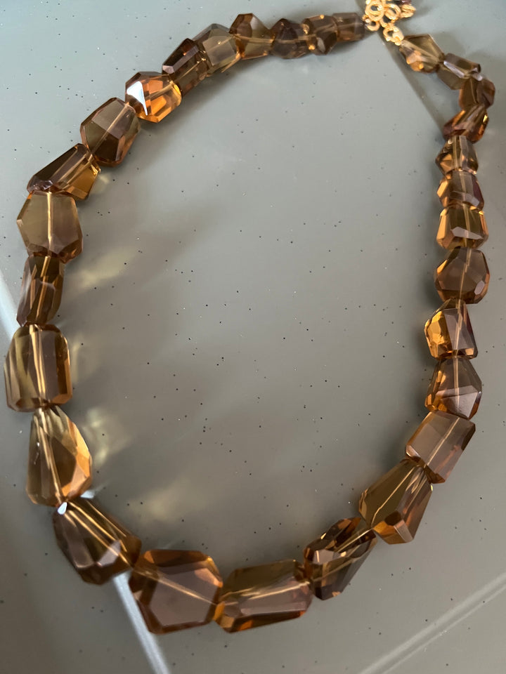 Exquisite Natural Beer Quartz Necklace - Premium Quality Craftsmanship