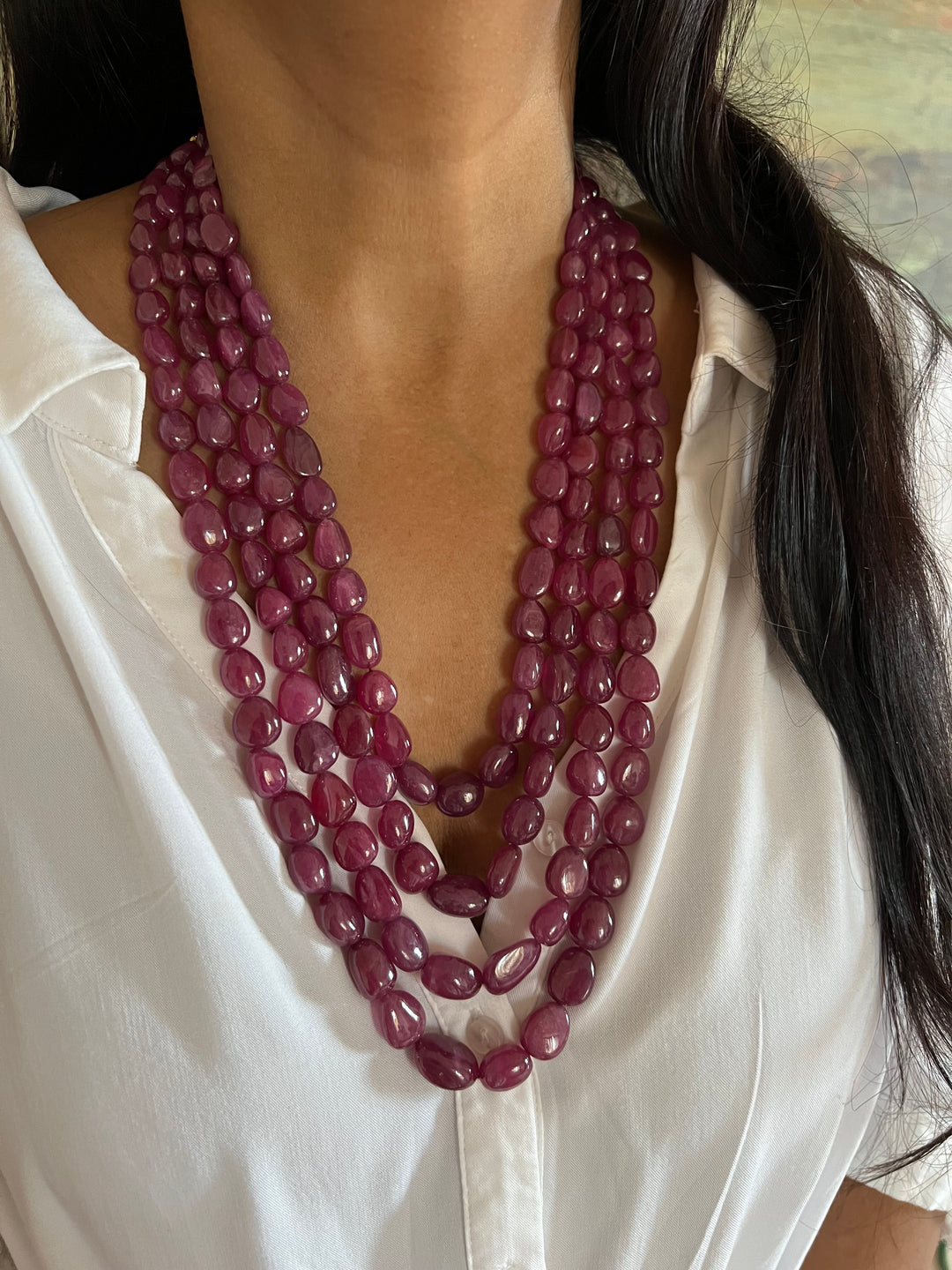 Red Ruby Necklace
