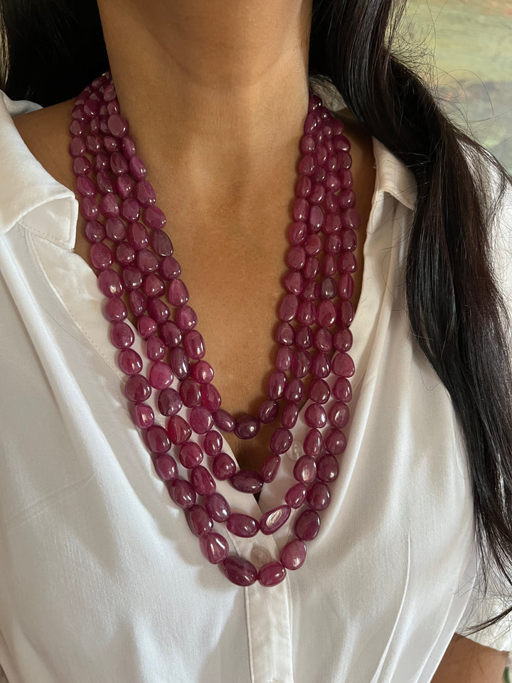 Red Ruby Necklace
