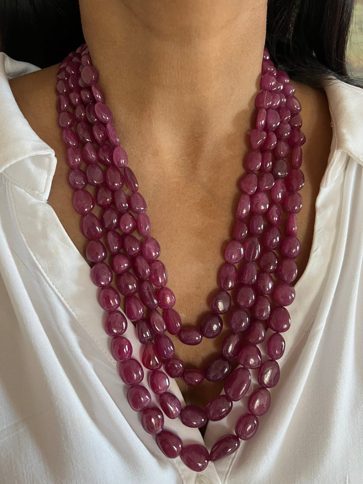 Red Ruby Necklace