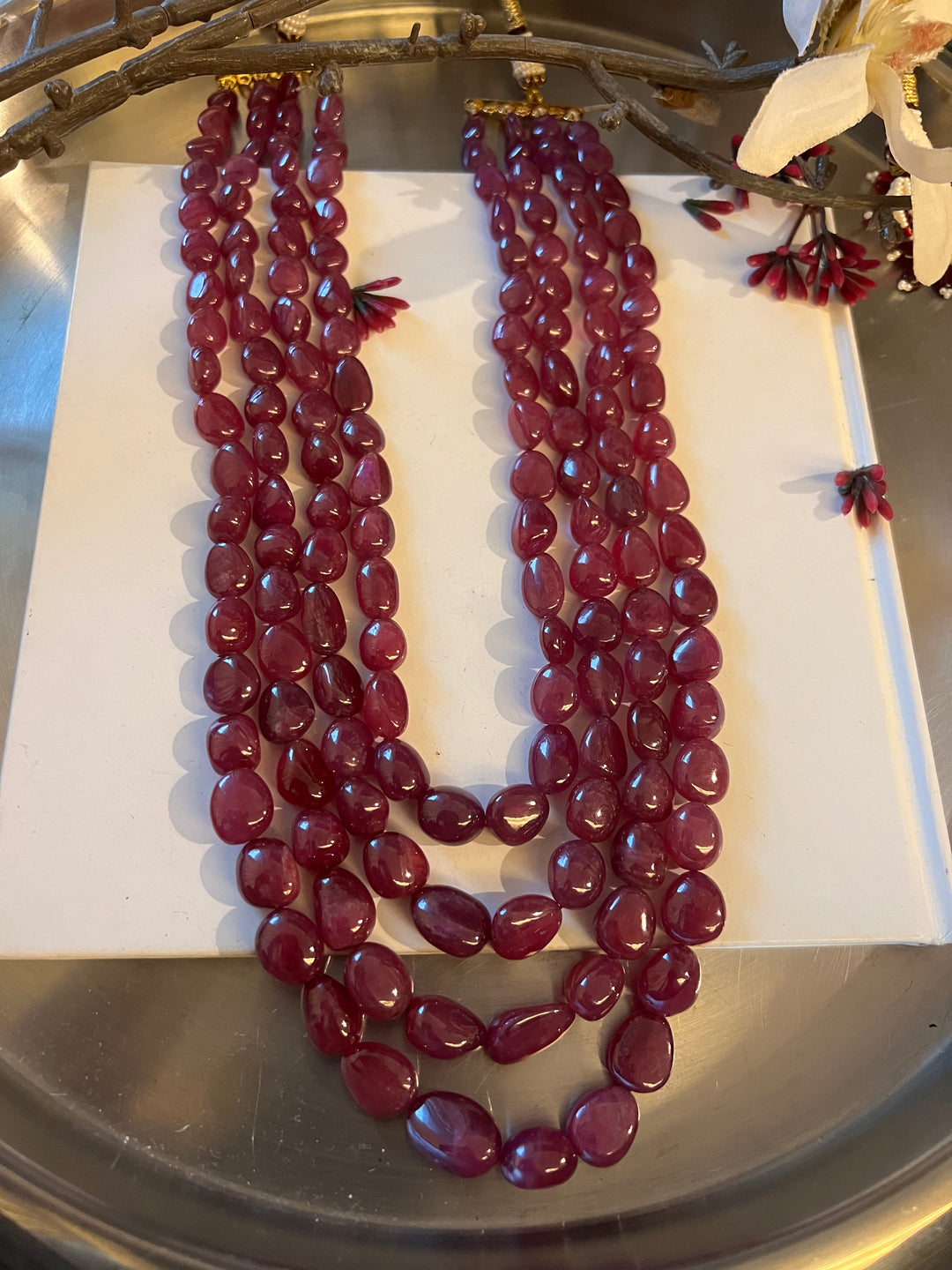 Red Ruby Necklace