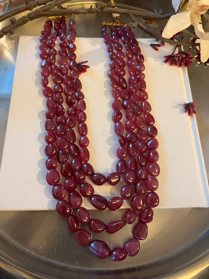 Red Ruby Necklace