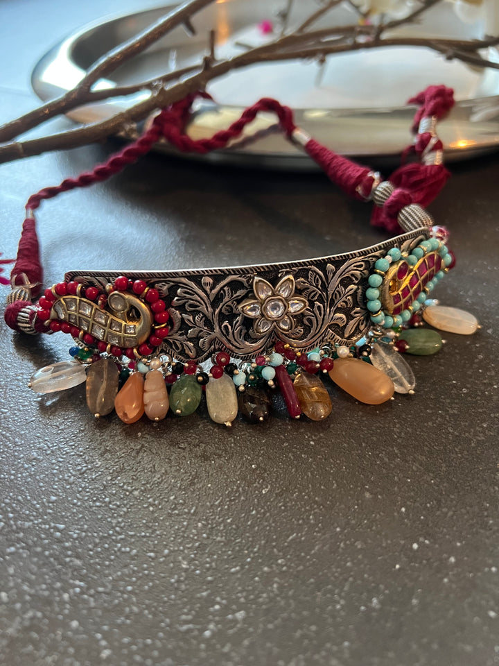 Designer Pure 925 Silver Choker