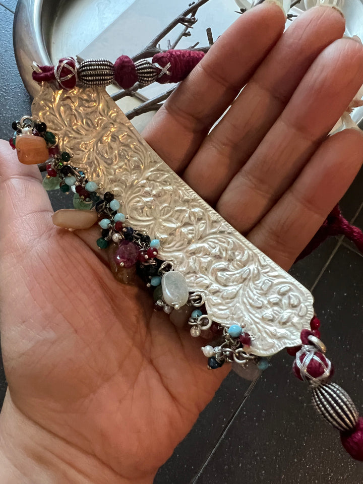 Designer Pure 925 Silver Choker